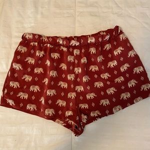 Forever 21 elephant shorts